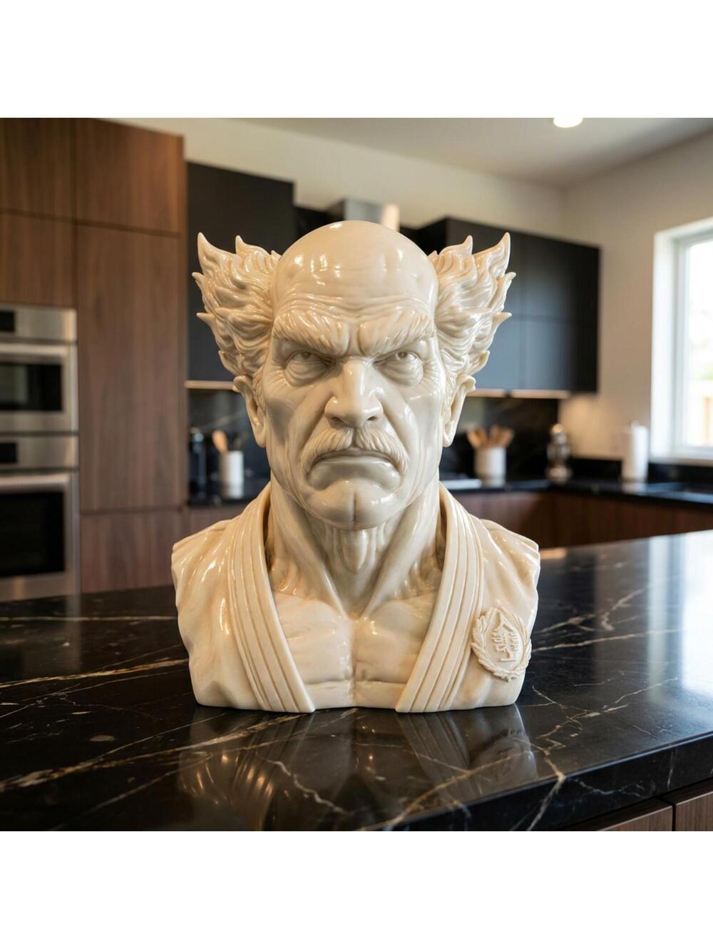 Heihachi Mishima Bust - Anime Lover Gift - Gift for Gamer - Tekken Dad Gift Idea
